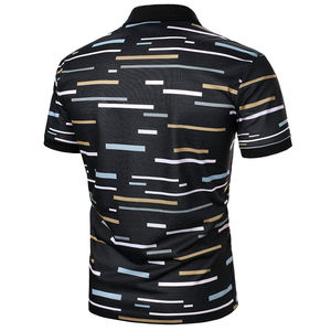 2024 de talla grande nueva moda transpirable de alta calidad camiseta Polo de ajuste personalizado camiseta Polo hecha a medida para hombres con soporte de muestra - Product Image 3