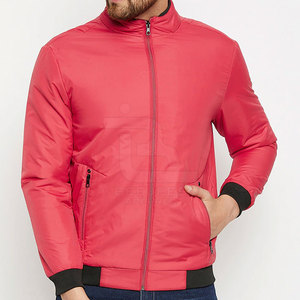 Chaqueta de bombardero transpirable hecha a medida para hombre, chaqueta de bombardero de manga larga para hombre más vendida - Product Image 1