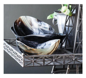 Bols colorés naturels antiques servant un bol en corne Restaurants fournitures d'hôtel accessoires de cuisine bol en corne - Product Image 1