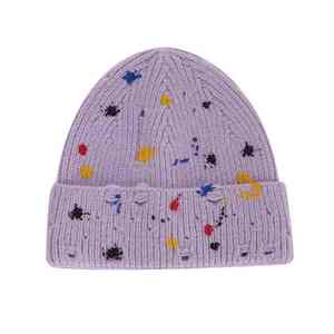 Gorro de cola de caballo de otoño e invierno para mujer, gorro de ganchillo de punto cálido | Gorro de gorro elegante y acogedor para mujer - Product Image 2