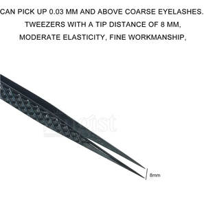 Pinzas para Pestañas Premium Diseñadas para una Colocación Precisa de las Pestañas y un Estilizado Cómodo - Product Image 6