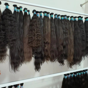 Cabello humano crudo Cabello Virgen sin procesar Natural a granel Templo DEL SUR DE LA India Extensiones de cabello humano Calidad superior al por mayor - Product Image 1