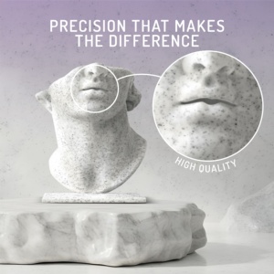 Filamento per Stampante 3D WINKLE Marble PLA HD Testurizzato 1.75mm 1kg Qualità Europea ES Biodegradabile Facile da Stampare Alta Precisione 190-230 - Product Image 2