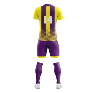 Sportswear Soccer Shirts Football Jerseys Manufacturer Custom Soccer Tracksuit Sublimation Soccer Jersey Training Uniform Sets - Product Image 3