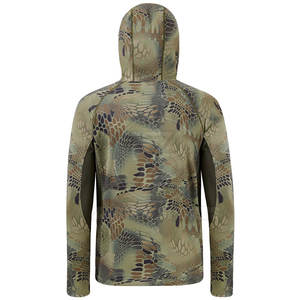 Sudadera con capucha de manga larga para hombre con estampado de camuflaje elegante transpirable para exteriores y ropa de invierno informal - Product Image 2
