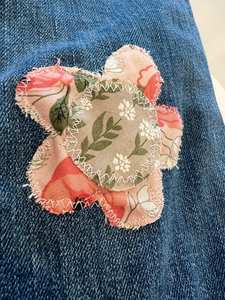 กางเกงยีนส์ล้างหินหยาบวินเทจ (ขนาด8บาง) - Product Image 3