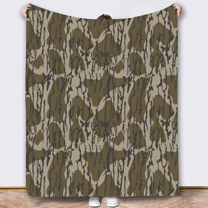 Großhandel Stockente Ente Camo Print Plüsch decke Benutzer definierte Polyester Flanell Wurf Auto Flugzeug Reise Camping Decke - Product Image 4