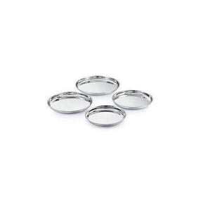 Platos de Comida Redondos Clásicos de Acero Inoxidable, Ecológicos, Nuevos Estilos, Fabricante Artesanal, Grado Alimenticio - Product Image 2