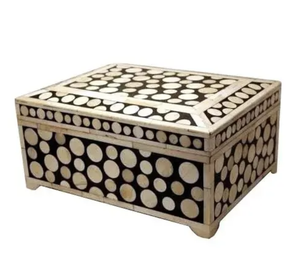 Caja de Joyería con Incrustaciones de Hueso Estilo Animal Pulido al por Mayor, Decoración para el Hogar de Alta Calidad en Color Natural, Vajilla - Product Image 4