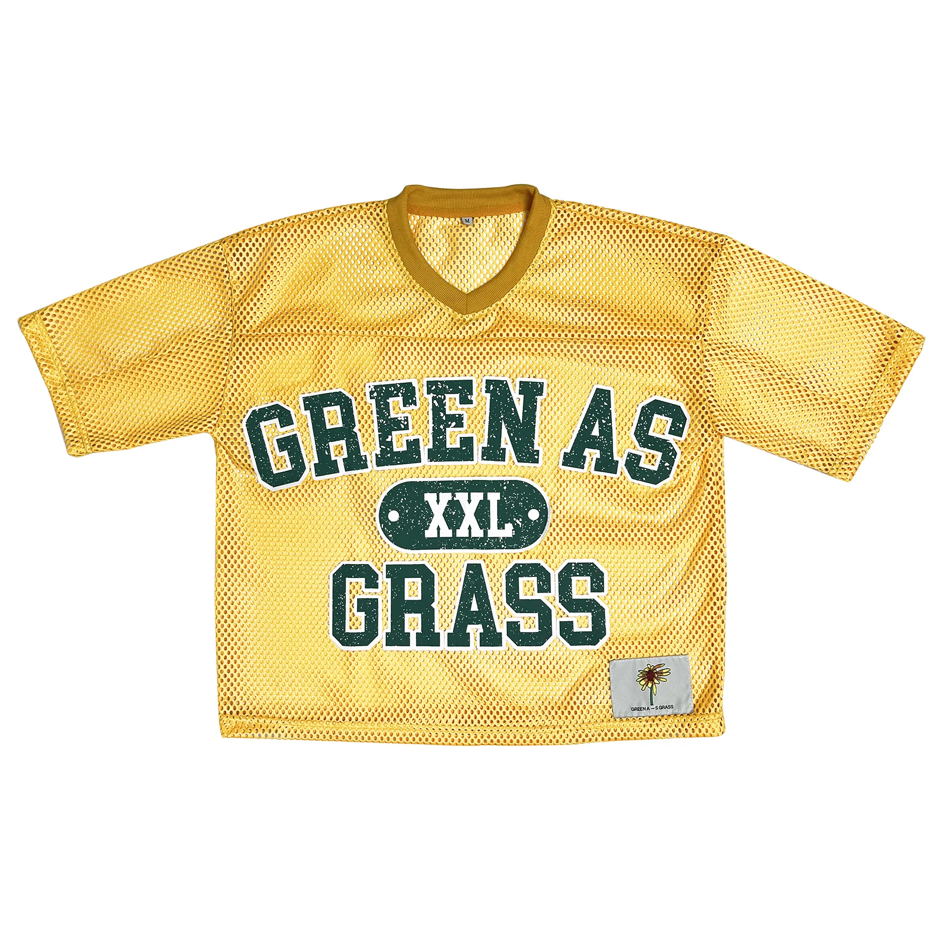 Üretici özel erkek Streetwear Mesh Jersey Tee gömlek boy futbol futbol hokey uygulama Boxy kırpma erkek t-shirtü