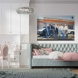 BTS Gas Station <b>Poster</b> Made of Durable Paper Material - Product Image 2