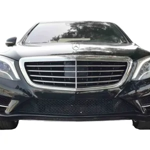 Sedán negro de segunda mano para coche, MER-CEDES usado, BE-NZ, S550, 2015, gran oferta