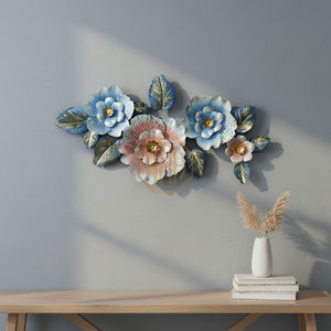 Arte Mural Metálico Grabado de Diseño Real, Decoración Artesanal Premium Multicolor Personalizada para Sala de Estar, Venta al por Mayor OEM - Product Image 3