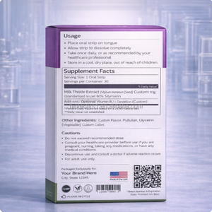 แผ่นอมมิลค์ธิสเซิลแบบขายส่ง ผลิตตามสั่ง ช่วย<span class=keywords><strong>ดี</strong></span>ท็อกซ์และทำความสะอาดตับ วิตามินแบบแผ่นอม - Product Image 2