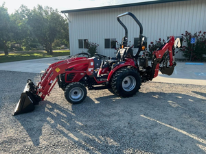 Mini tractor agrícola TYM T25 de precio económico con cargador frontal y trasero, 24HP, 4x4, en venta. - Product Image 3