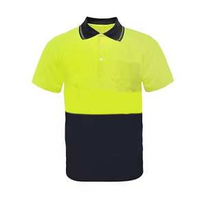 Safety T-<b>Shirts</b> Hi Vis Reflective <b>Polo</b> with Pocket Breathable Workwear Customizable Logo Made of Polyester men's <b>polo</b> <b>shirts</b> - Product Image 5