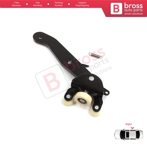 ประตูบานเลื่อน BDP1555ด้านขวาบานพับนำทางแบบลูกกลิ้งล่างสำหรับรถขนส่ง T5 T6 Caravelle Multivan 2003-2024 7H0843398 - Product Image 2