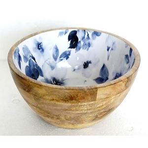 Bol en bois décoratif écologique fini rustique bols de service pour salade et noix bols à mélanger au prix minimum - Product Image 5