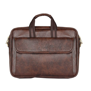Leather Shoulder Messenger <b>Bag</b> <b>18</b> <b>Inch</b> Briefcase <b>Laptop</b> Briefcase Real Leather Hand Made <b>Laptop</b> <b>Bag</b> for Office Wholesale - Product Image 4