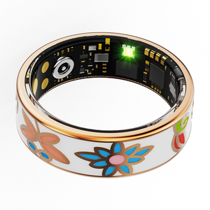 Anillo Inteligente Smart Health R18, Resistente al Agua IP68, Monitor de Ritmo Cardíaco y Sueño, Acero Inoxidable Blanco, Control por Aplicación - Product Image 5