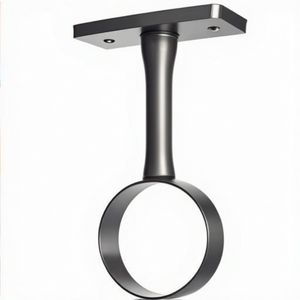 Herrajes Metálicos Plateados para Montaje en Pared, de 20 mm de Diámetro, de Zinc Fundido, para Uso en Armarios - Product Image 3