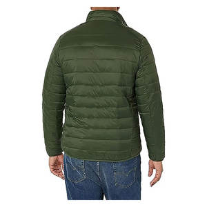 Latest High Street Fashion Men Custom Logo Printed <b>Hooded</b> Winter Coat Stand Waterproof Windproof Breathable Puffer <b>Padded</b> <b>Jacket</b> - Product Image 3