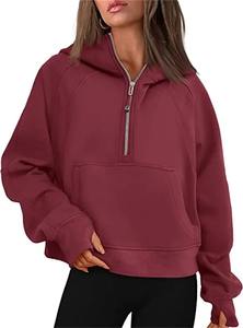 Otoño Invierno mujeres hombres sudaderas con capucha polar raglán empalme Streetwear bordado impreso cálido bolsillo suelto frontal - Product Image 6