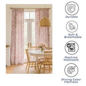 Premium Cotton Jaipuri Hand Block Print <b>Curtains</b> Valances Vintage Indian Artisans Design Soft Breathable Non-Toxic Dyes <b>Blackout</b> - Product Image 5