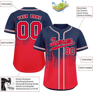 Custom <b>Baseball</b> Uniform Digital Print Breathable <b>Sets</b> for Men Women Adults - Product Image 4