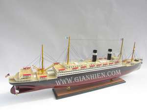 Gia Nhien fabricante diseño personalizado SS GEORGE WASHINGTON crucero modelo de madera artesanía modelo de barco - Product Image 3