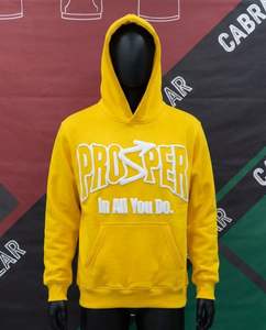 Sudadera Extra Grande Estilo Urbano |   Sudadera de Invierno de Algodón 100% de Corte Regular con Bordado y Detalles de Cuentas - Product Image 2