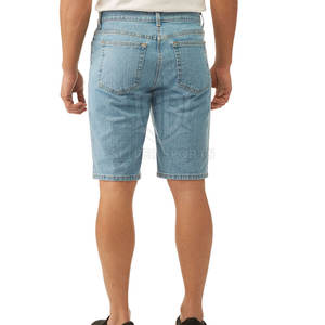 กางเกงยีนส์ขายาวสำหรับผู้ชายกางเกงขาสั้นแนวสตรีทของผู้ชายแบบสั่งทำฉลากส่วนตัวแบบใหม่ทำจากปากีสถานขายส่ง - Product Image 5