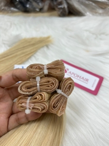 MEILLEUR PRODUIT Balayage Couleur Personnalisée 100% Double Drawn Qualité Vietnamienne Vague Naturelle Remy Chinois Sans Nœuds Sans Perte Unique - Product Image 5