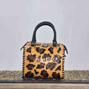 Bolso de Mano de Diseño de Lujo para Mujer, Bolso de Hombro con Estampado de Leopardo de Alta Gama, con Cierre de Cremallera, Elegante Bolso con Estampado Animal - Product Image 4