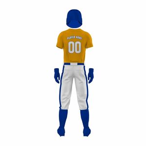 Nuevo diseño personalizado uniforme de béisbol de material alto con tela transpirable y tela de material de alta calidad - Product Image 3