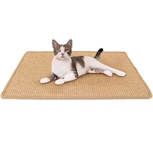 Almofada de pata para arranhar gatos tamanho enorme, sofá natural para gatos, arranhador de sisal disponível