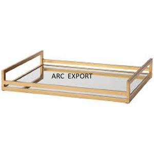 Antique Design Large Size <b>Mirror</b> <b>Tray</b> Highest Quality Food Dessert Serving <b>Tray</b> Wholesale Home and Kitchenware Use in Best Price - Product Image 5