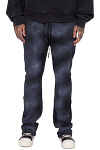 Pantalon de survêtement à logo personnalisable pour homme avec poches évasées empilées Pantalon de jogging Streetwear - Product Image 2