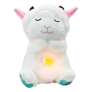 Oveja de Peluche con Sonido de Respiración para Bebés, Suave y Calmante - Colores Surtidos - Product Image 1