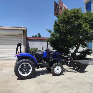 รถแทรคเตอร์ขับเคลื่อนสี่ล้อแบบ70HP สำหรับการเกษตรรถแทรกเตอร์ขับเคลื่อนสองล้อด้านหน้าตัวเลือกปั๊มที่ขับเคลื่อนด้วยเครื่องยนต์แชสซีที่แข็งแกร่งสำหรับการทำฟาร์มขนาดกลาง - Product Image 1