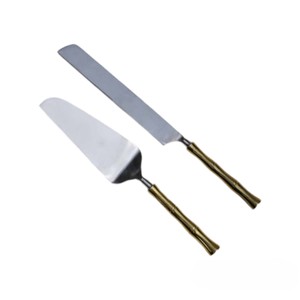 Meilleure qualité acier inoxydable et laiton métal gâteau de service ensemble pour mariage fête anniversaire événements au prix de gros de l'inde - Product Image 5
