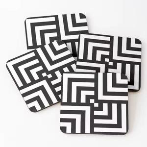 Venta al por mayor a granel en blanco esmalte impresión posavasos de madera logotipo personalizado sublimación redondo cuadrado bebidas posavasos - Product Image 3