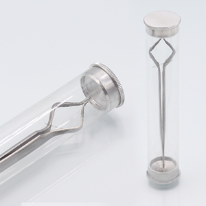 Pince à épiler en acier inoxydable ZONA INDUSTRIES, pointe lisse, emballage en tube de précision, Zt-7001/ZT-7049 10mm - Product Image 6