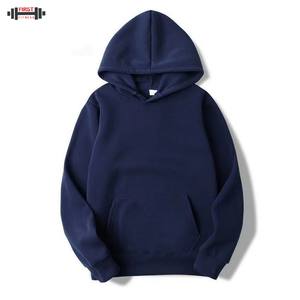 Personalizado de peso pesado de algodón de lana de invierno de los hombres de alta calidad Regular Fit Blank Pullover Hoodie 300gsm a prueba de viento transpirable - Product Image 5