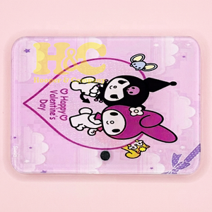 Meilleures ventes : Tuiles acryliques pour extensions de cils, tuiles acryliques roses en forme de cœur, couleur personnalisée, logo magnétique durable, MINK - Product Image 3