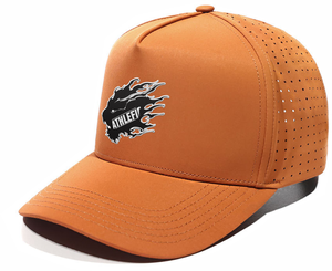 Casquette d'athlétisme tendance à 5 panneaux avec quatre panneaux d'aération à l'arrière et un bandeau en maille fraîche pour un confort tout au long de la journée. - Product Image 5