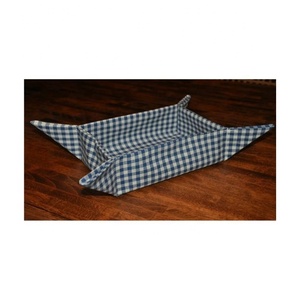 Best Selling Floral Nordic Style Cotton <b>Basket</b> Debris Storage Ultra Durable Sustainable 2024 New Model Waterproof <b>Bread</b> <b>Basket</b> - Product Image 3