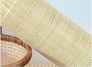 Usine de matière première naturelle canne synthétique sangle rotin feuille tissu osier rotin rouleau pour meubles/Mme. Shyn - Product Image 4