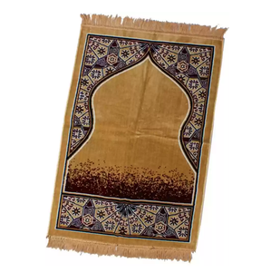 แผ่นรองละหมาดพับได้ พิมพ์ลายดิจิตอลหรูหรา กันลื่น สำหรับการละหมาด ขายส่งจำนวนมาก ผลิตโดยโรงงานผลิตแผ่นรองละหมาดพับได้ - Product Image 6