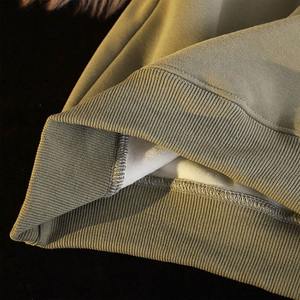 เสื้อฮู้ดแบบสวมหัวสำหรับผู้ชายและผู้หญิงเสื้อสเวตเตอร์ลายนูน3D ผ้าฝ้ายขนาดใหญ่ XS สไตล์สตรีทกำหนดได้เอง - Product Image 5